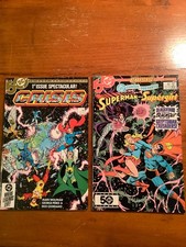 Crisis on Infinite Earths #1 & DC Comics Presents #86 Lot DC Crossover Key VF/NM picture