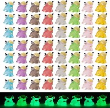56 Pcs Mini Yak Figurines Bulk Cow Cake Decorations Miniature Resin Sculpture picture
