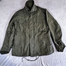 M-65 Field Jacket Medium Regular OG-107 Olive Green Military Coat S46 picture