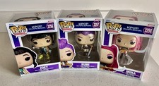 Funko K-Pop Demon Hunters Set of 3- 2256 Zoey, 2257 Rumi, 2258 Mira w/Protectors picture