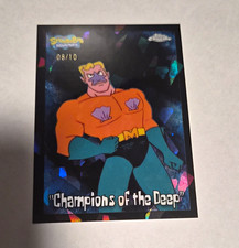 Topps 2025 Chrome SpongeBob Mermaid Man #190 Champions of the Deep 08/10 picture