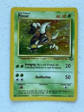Pokémon TCG Pinsir Jungle Holo Card 9/64 Unlimited Holo Rare, LP picture