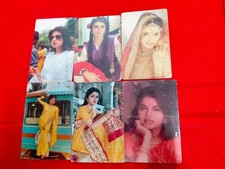 Bhagyasree Rare Vintage POSTcard POST Card India Bollywood 6Pc picture