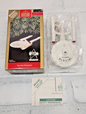 Hallmark Keepsake 1991 Star Trek Starship Enterprise Ornament 25th Anniversary picture