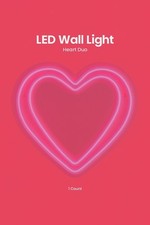 Led Wall Light Heart Usb Or Battery Powered 3x AA Battery picture