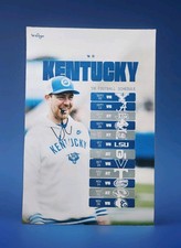 2026 University of Kentucky UK Wildcats Football Schedule Poster Will Stein NCAA picture