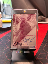 Topps Star Wars Masterwork Maul Sam Witwer Hard Signed Auto 1/1 plate rare picture