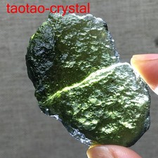 67.55Ct MOLDAVITE, COLLECTOR GRADE Very Rare Piece Guaranteed Authentic picture