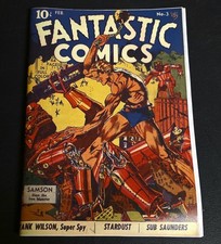 Golden Age Fantastic Comics # 3 Comic Book Photocopy Replica 1940 Lou Fine picture