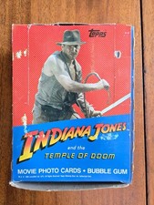 1984 Topps Indiana Jones The Temple of Doom 36 Packs Unopened Movie Photo Cards picture