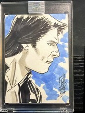 Tom Hodges Han Solo Star Wars Original Sketch Card 1/1 Hand Signed Artist Auto picture