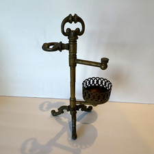 Antique victorian brass shaving or vanity stand picture