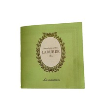 Ladurée Paris Macaron Menu Card Authentic French Ephemera Collectible picture