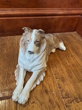 Royal Copenhagen Collie Dog #1701 Porcelain Figurine Denmark Vintage picture