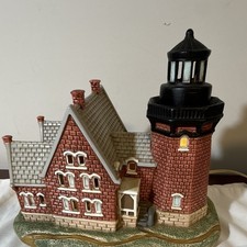 Geo Z Lefton Historic American Lighthouse Block Island Southeast Light Up picture