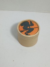 Vintage 1950s MCM RETCO Big Chief Halloween Witch Cardboard Candy Container picture