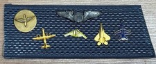 Military 6 Aviation Pins Navy Army USAF Pilot Wings F22 C130 Stealth B2 F18 picture