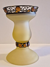 PartyLite Retired Paris Retro Pillar Candle Holder picture