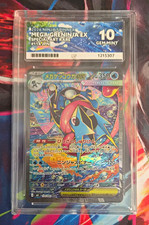 ACE 10 Mega Greninja EX 114/083 Ninja Spinner SAR Chaos Pokemon Card - Gem Mint picture
