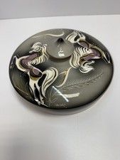 Mid-Century California Art Pottery Sascha Brastoff Star Steed 8.5” covered Dish picture