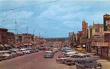 J29/ Fort Collins Colorado Postcard Chrome Business Stores Theatre Cars 314 picture