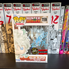 Funko Pop Animation Hunter x Hunter Killua #1106 Chase GITD JVA AUTO picture