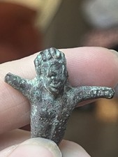 Early Excavated Bronze Corpus Christi Ancient Crucifix Cross Church Jesus picture