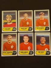 Vintage 1969/70 A&BC Football Cards Liverpool bundle x6 Roger Hunt Emlyn Hughes) picture
