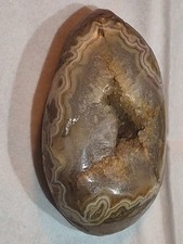 Polished Double Sided Agate Slice- Jewelry Making Or Crafting Or Collecting picture