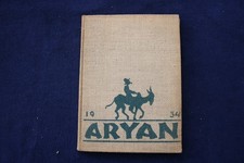 1934 THE ARYAN SOUTHEASTERN HIGH SCHOOL YEARBOOK - DETROIT, MICHIGAN - YB 3670 picture