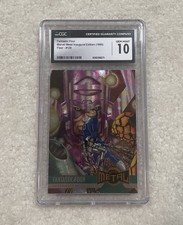 1995 Fleer Marvel Metal Inaugural Edition Fantastic Four #129 CGC 10 PSA 10 RARE picture