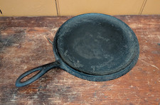 Vintage Griswold 738A #8 Cast Iron Griddle Slant Logo X-Brace ERIE picture