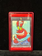2025 Topps Chrome SpongeBob SquarePants 25th Mr Krabs Artist Auto Sketch #1/1 picture