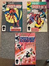 Web of Spider-Man #14 21 23 Lot Marvel 1986-87 Direct Edition 25th Anniversary picture