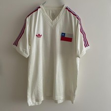 Adidas Chile National Team Reprint Uniform White No 10 From Japan picture
