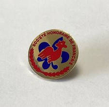 Vintage Honor Society Of France Gold Tone Pin Societe Honorable De Francias picture