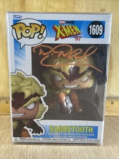RARE Signed Darin De Paul SABRETOOTH Funko Pop #1609 MARVEL X-Men97 w/Coa picture