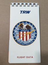 1972 TRW APOLLO 16 PRESS FLIGHT NOTE PAD - YOUNG - MATTINGLY - DUKE picture