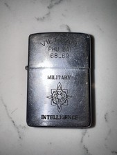 War Zippo - RARE 1967 ZIPPO LIGHTER -ORIGINAL VIETNAM VINTAGE - PHU BAI picture