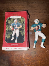 HALLMARK KEEPSAKE CHRISTMAS ORNAMENT DAN MARINO MIAMI DOLPHINS 1999 W/BOX picture