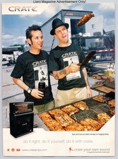 Bob Schmidt Matt Hensley Crate Amps Promo 2004 Full Page Print Advertisement picture