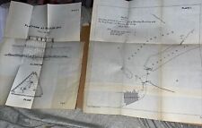 Antique 1891 Maps: Sketch Platform at Pelican Spit Galveston Bay & Bolivar Point picture