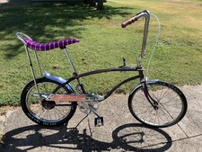 HUFFY THE JUDGE 5 Rail muscle bike banana seat Hot Grape RARE Stick Shift picture