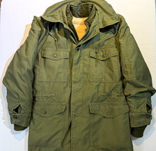 Vietnam era 1961 USAF mil-j-4883B m-65 type jacket + liner CONMAR zipper hood picture