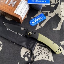 Benchmade 15085 Custom Mini Crooked River Green CPM-S30V Folding Knife picture