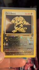 Electabuzz - 1 001/009 Best of Reverse Holo LP+ Nice Card 2002 picture