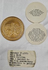 Rasmus S Midgett 1899 Priscilla Rescue Bronze Lifesaving Medal 51mm USLSS picture