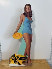 Vintage 1970s Kodak Film Cardboard Countertop Store Display Sign Beach Scene 21” picture