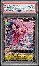 2026 ONE PIECE BOA HANCOCK PROMOS OFFICIAL EVENT REGIONALS TOP PRIZE #112 PSA 10 picture