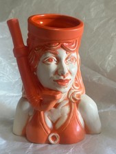 The Reef Palm Springs Skin Diver Tiki Mug Orange NEW picture
